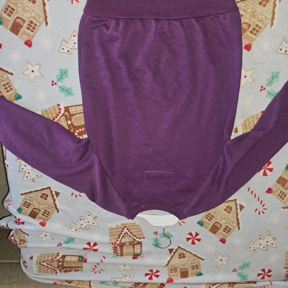 Aviator Nation Purple Sweatshirt with Lightning Bolt - Picture 6 of 6